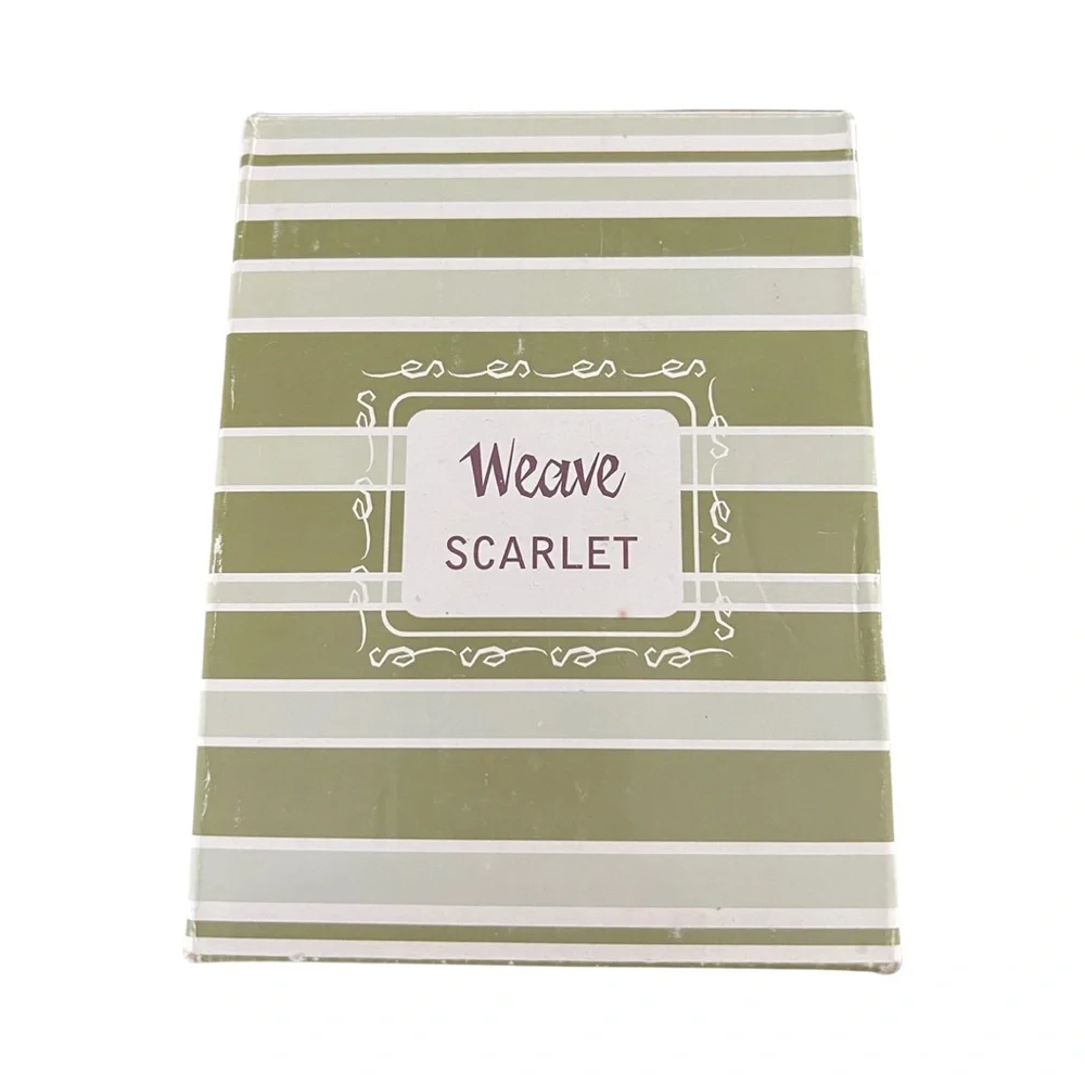 Scentsy Scarlet Weave Plug In Wax Warmer Nightlight‎ Red Basket Weave Design